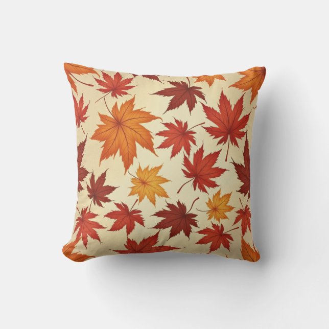 Autumn Leaves Cushion (Front)