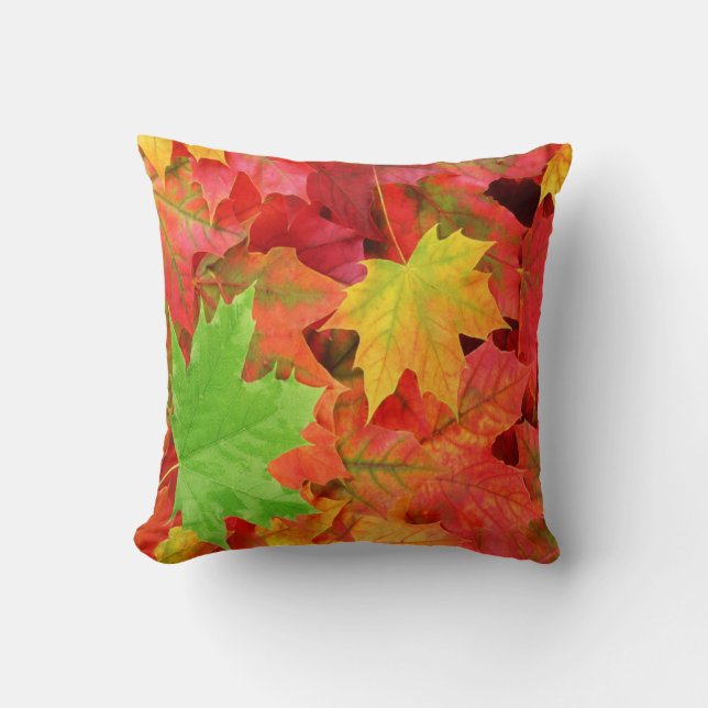 AUTUMN LEAVES CUSHION (Front)