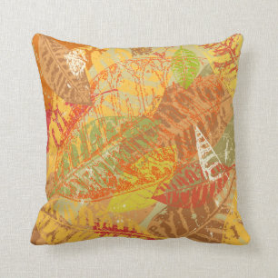 Autumn leaves cushion