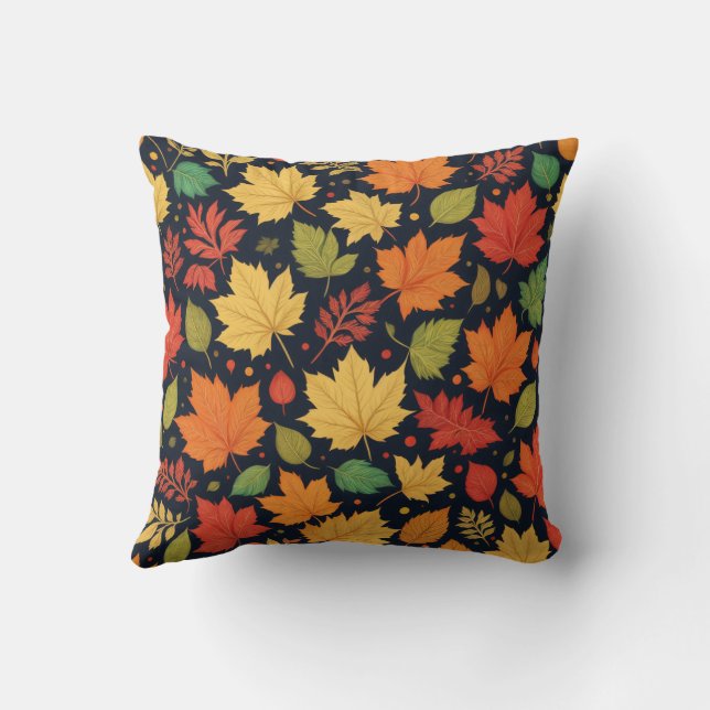 Autumn leaves cushion (Back)
