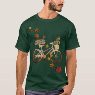 Autumn Leaves Cute Owls For Fall T-Shirt