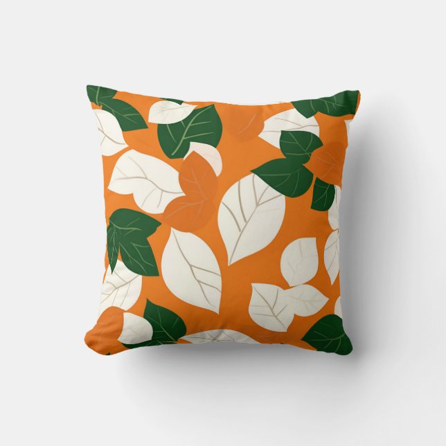 Autumn Leaves Decorative Pillow (Front)