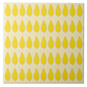 Autumn leaves design ceramic tile