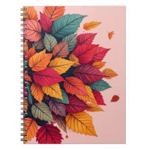 Autumn leaves design journal