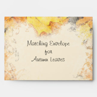 Autumn Leaves Envelope