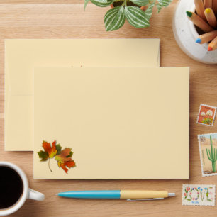 Autumn Leaves  Envelope