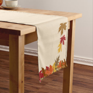 Autumn Leaves Fall Colour 16x108 Long Table Runner
