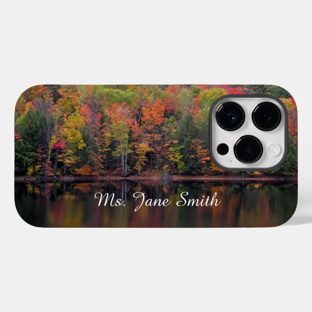 Autumn Leaves Fall Colour Cell Phone Case (Back (Horizontal))