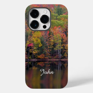 Autumn Leaves Fall Colour Scene Phone Case Vertica