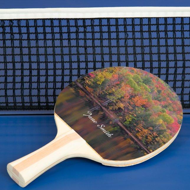 Autumn Leaves Fall Colour Scene Ping Pong Paddle (Insitu)