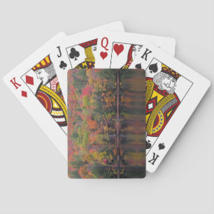 Autumn Leaves Fall Colour Scene Playing Cards