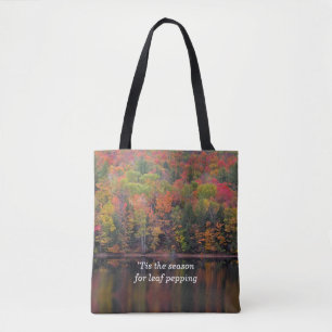Autumn Leaves Fall Colour Scene Tote Bag