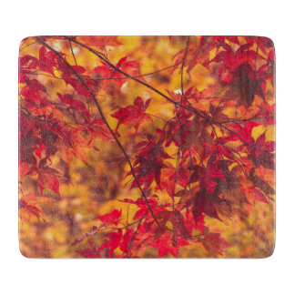 Autumn Leaves Fall Foliage Nature Cutting Board