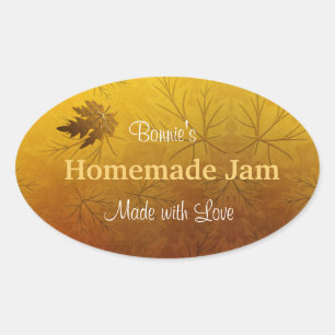 Autumn Leaves Fall Label