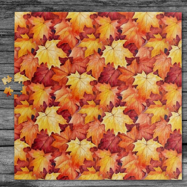 Autumn Leaves, Fall Leaves, Colourful Leaves Jigsaw Puzzle (Creator Uploaded)