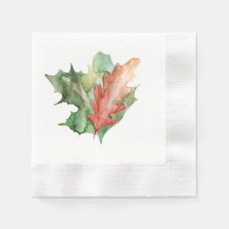 Autumn Leaves Fall Season Napkin