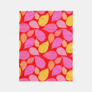 Autumn leaves . fleece blanket