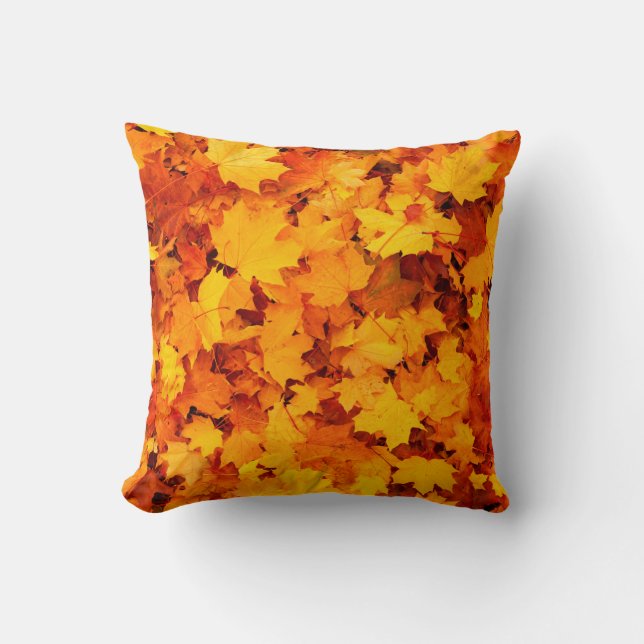 Autumn leaves foliage autumn leaves cushion (Front)
