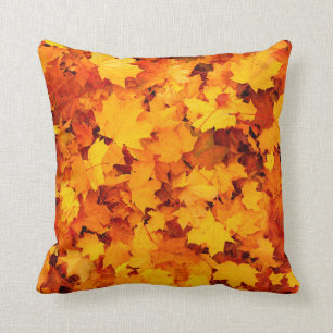Autumn leaves foliage autumn leaves cushion