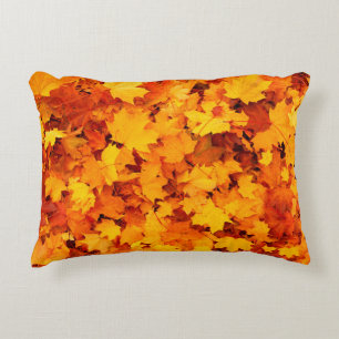 Autumn leaves foliage autumn leaves decorative cushion