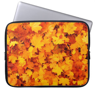 Autumn leaves foliage autumn leaves laptop sleeve