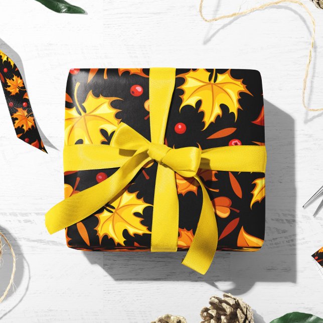 Autumn Leaves Gift Wrap | Autumn Gift Wrap (Creator Uploaded)