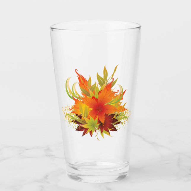 Autumn Leaves  Glass (Front)