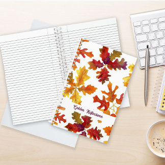 Autumn Leaves Golden Reflections Journal