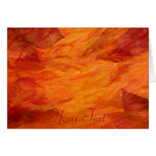 Autumn Leaves Greeting Card