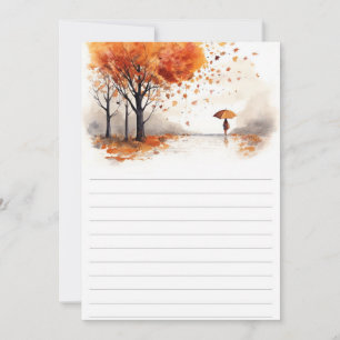 Autumn Leaves Hardcover Notebook Fall Forest Jou Invitation