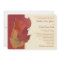 Autumn Leaves II Monogrammed Wedding Invitation 2
