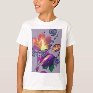 Autumn Leaves in Lilac T-Shirt