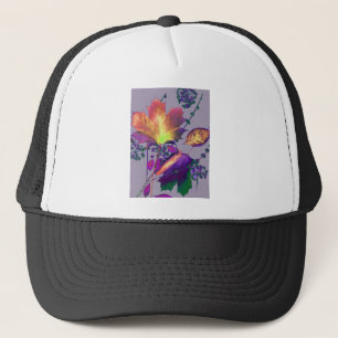 Autumn Leaves in Lilac Trucker Hat
