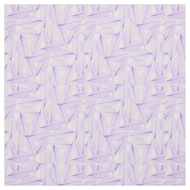 Autumn Leaves in Purple Fabric (Swatch)