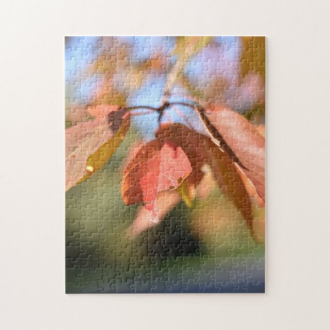 Autumn Leaves in Regent's Park London England Jigsaw Puzzle (Vertical)