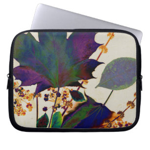 Autumn Leaves in Royal Colours Laptop Sleeve