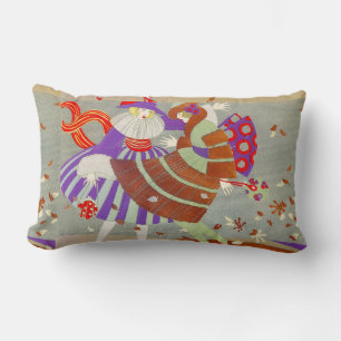 AUTUMN LEAVES IN THE WIND /BEAUTY FASHION LUMBAR CUSHION