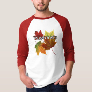 AUTUMN LEAVES IN WISCONSIN T-Shirt