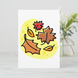 Autumn Leaves Invitations