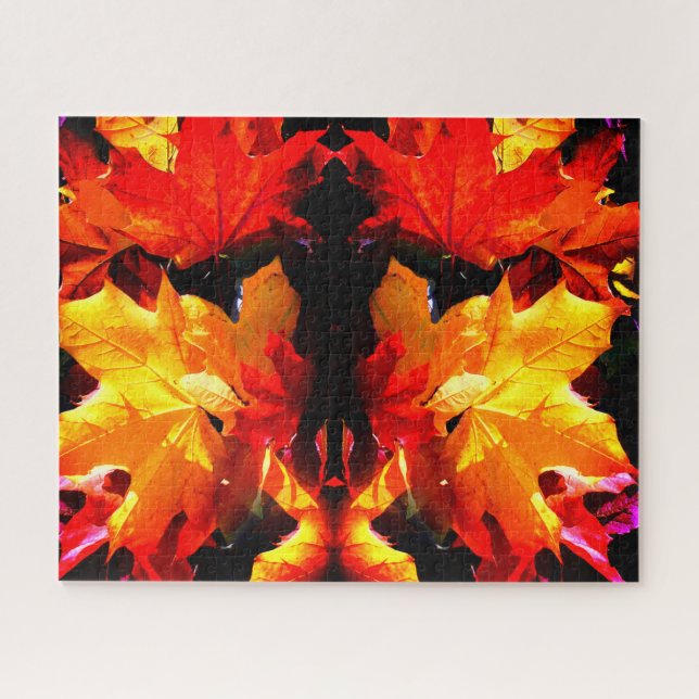 Autumn leaves jigsaw puzzle (Horizontal)
