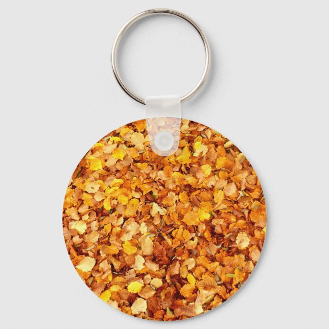 Autumn Leaves Key Ring (Front)
