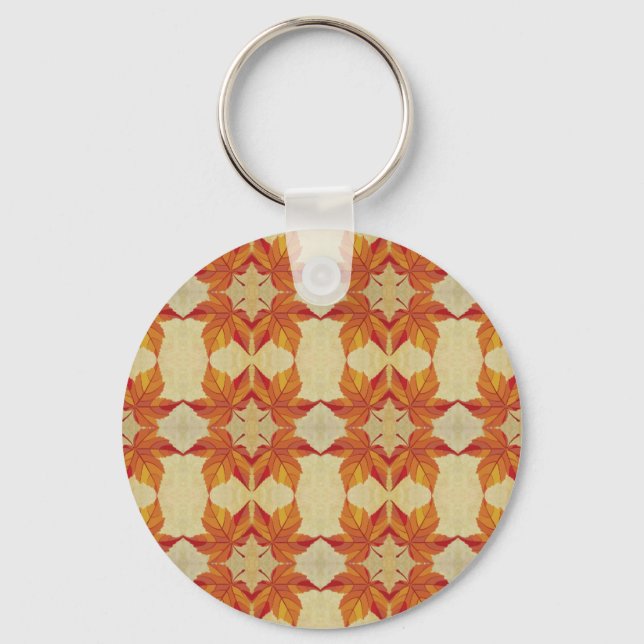 Autumn Leaves Key Ring (Front)