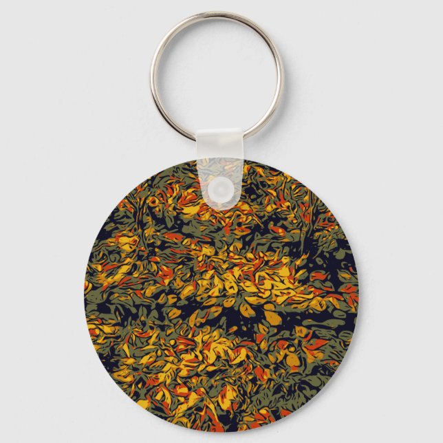 Autumn leaves key ring (Front)