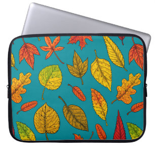 Autumn leaves laptop sleeve