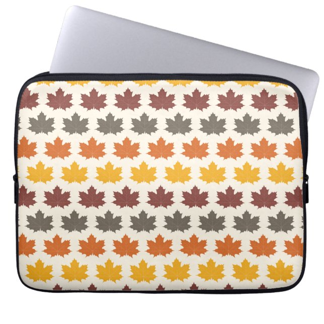 Autumn Leaves Laptop Sleeve (Front)