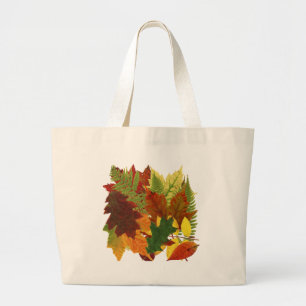AUTUMN LEAVES LARGE TOTE BAG