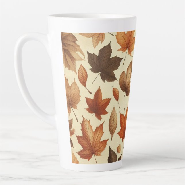 Autumn Leaves Latte Mug (Left)