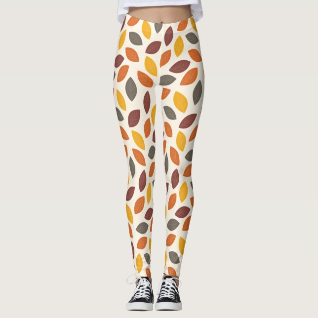Autumn Leaves Leggings (Front)