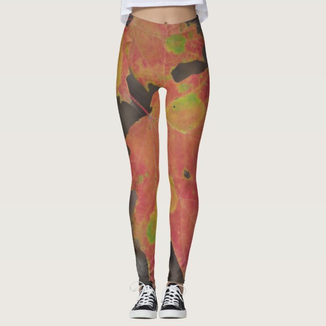 Autumn Leaves Leggings (Front)