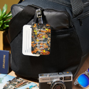 "Autumn Leaves" Luggage Tag